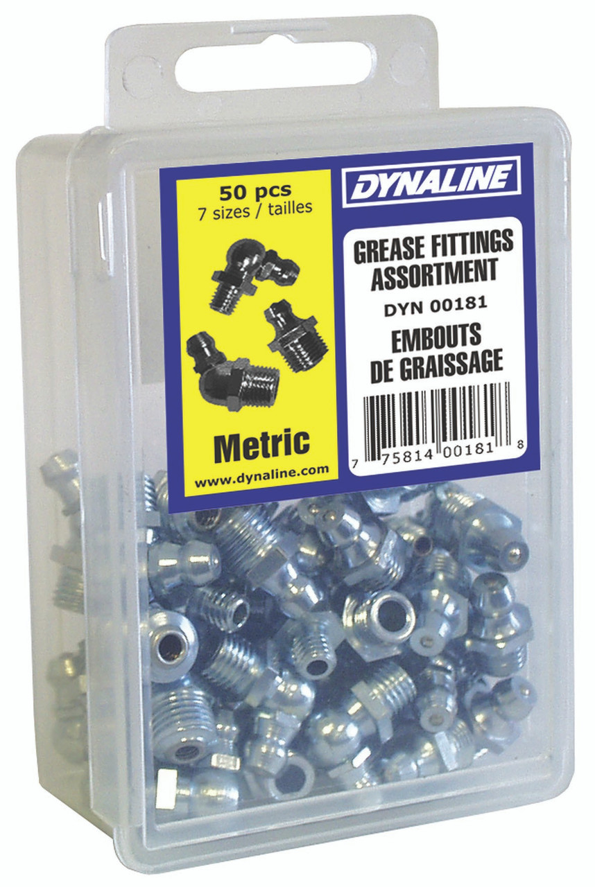 50 Pc. Metric Grease Fitting Dynakit  00181