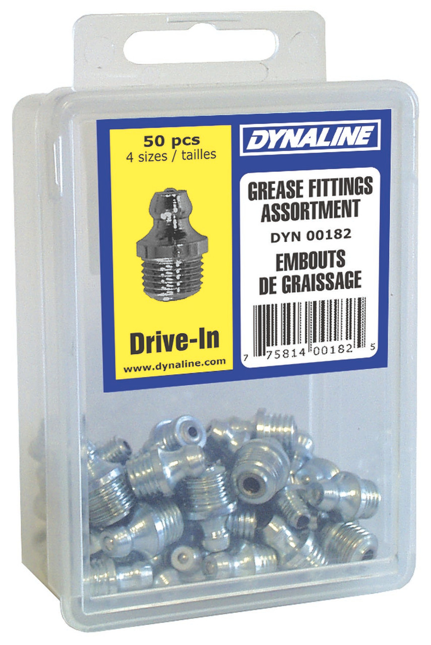 50 Pc. Drive-In Grease Fitting Dynakit  00182