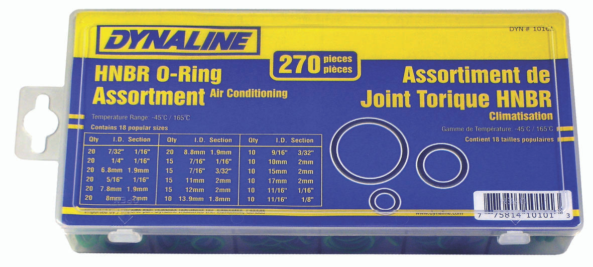 270 Pc. HNBR O-Ring Assortment  10101