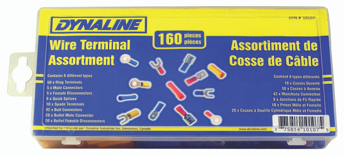 160 Pc. Wire Terminal Assortment  10107