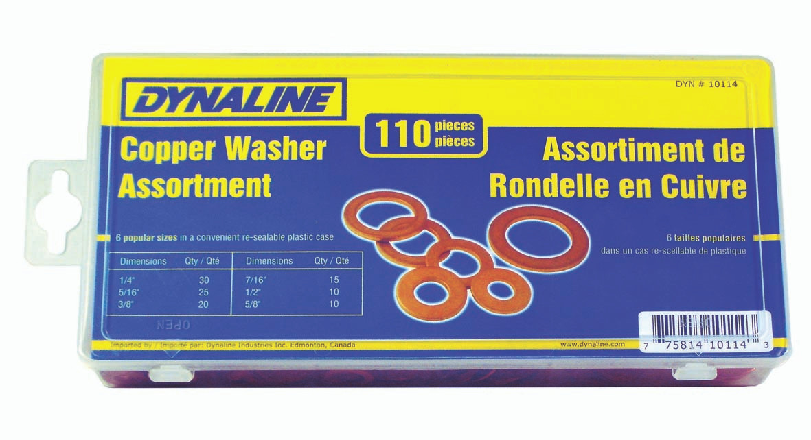 110 Pc. Copper Washer Assortment  10114