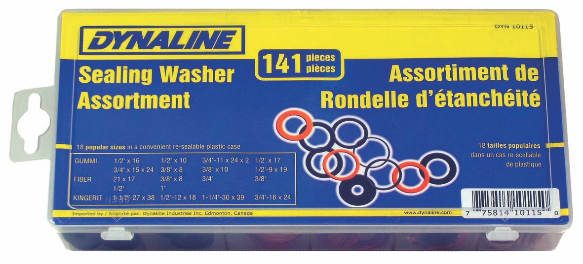 141 Pc. Rubber Sealing Washer Assortment  10115