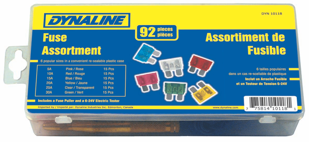 92 Pc. Fuse Assortment  10118
