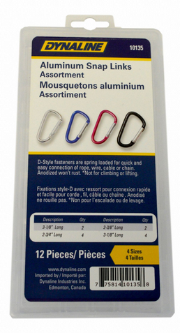 12 Pc. Snap Link Assortment  10135