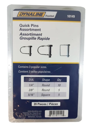 20 Pc. Quick Pin Assortment  10149