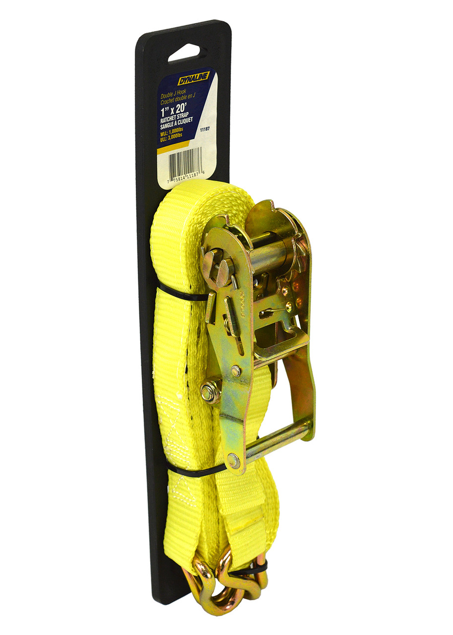Blue Polyester Cam Strap 1" x 10' Carded  11185