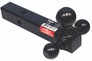 Welded Steel Hollow Tube Triple Ball Mount 1-7/8, 2 & 2-5/16"  11652