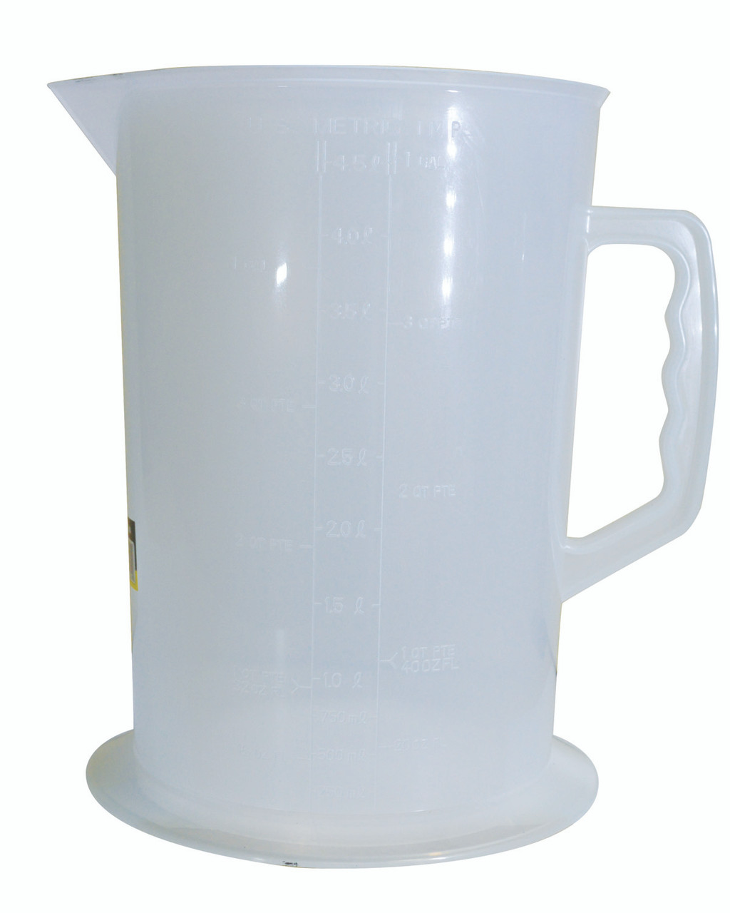 Plastic Calibrated Measuring Container 4.5L  13404