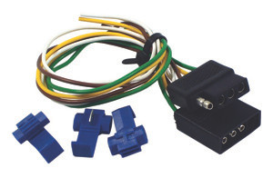 Flat 4 Pin Trailer Connector  27004