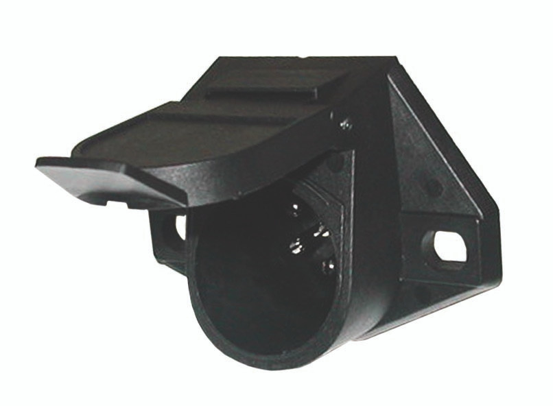 Round 7 Pole Plastic Socket - Vehicle Side  27066