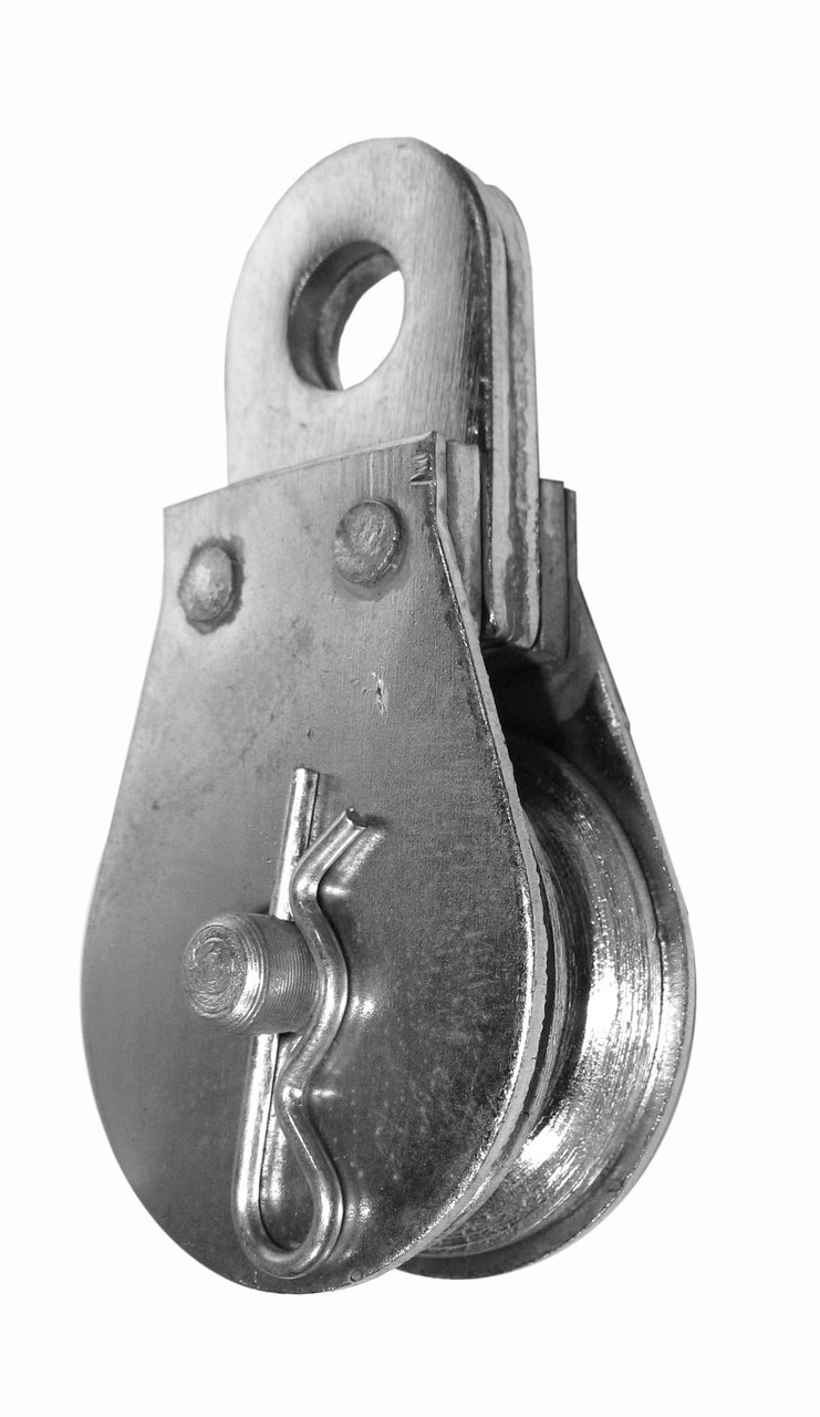 Stamped Steel Fixed Eye Pulley Block 1-1/2"  55854