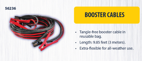 3m (9.85') Booster Cables  56236