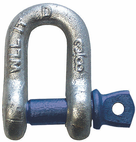 Screw Pin Chain Shackle 1/4"  66020