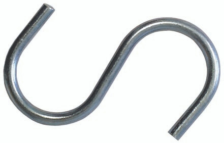 S-Hook 3/16 x 3" (10/pk)  66239