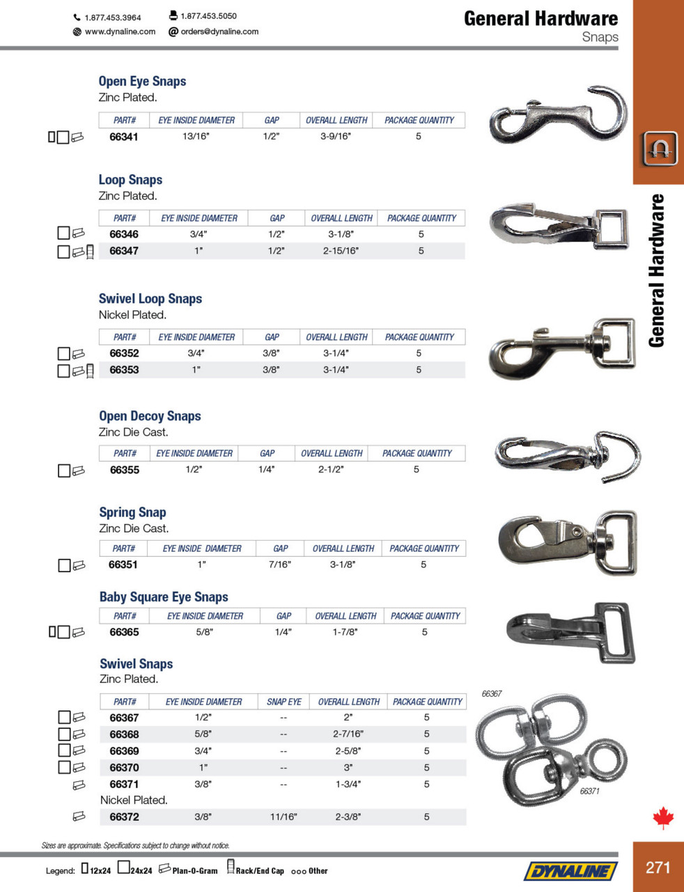 Double Eye Swivels 3/8"  66372
