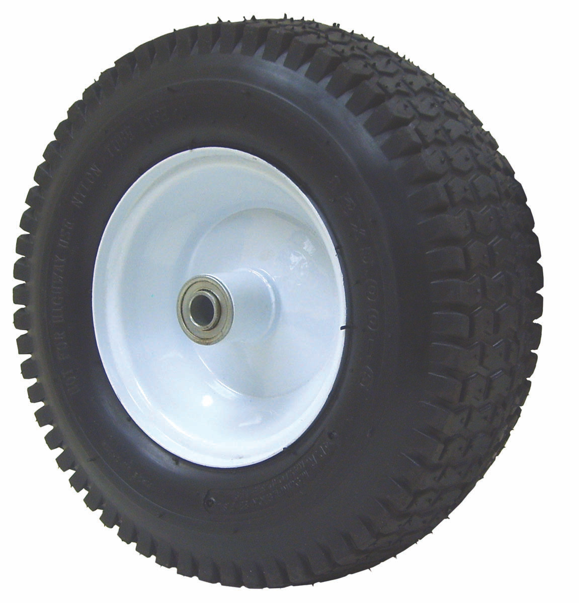 10" - 3.00 R4 Pneumatic Offset Hub Hand Truck Wheel  80109