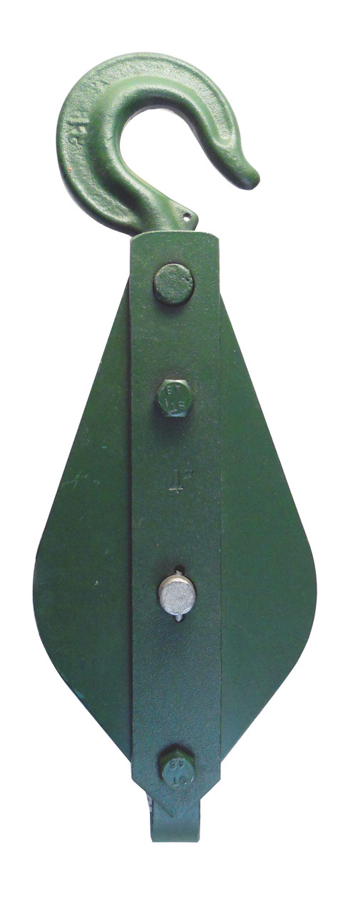4" Double Sheave Pulley Block w/Swivel Hook - 1 Ton  80355