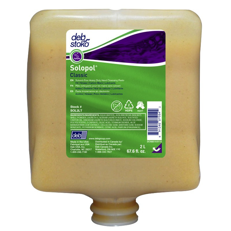 Solopol® Classic Heavy Duty Hand Cleaning Paste 2L Refill Cartridge  SOL2LT