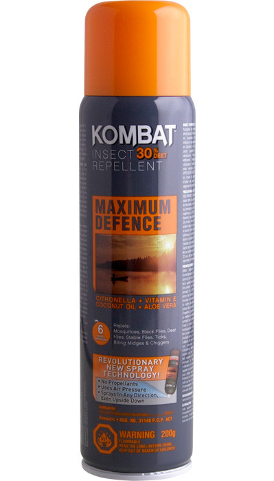 Kombat® Insect Repellent Max Defense 30% DEET 200g   90300