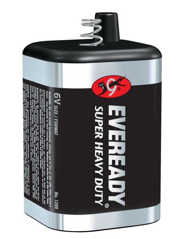 6V Super Heavy Duty Lantern Battery    1209
