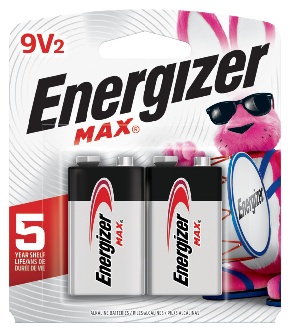 9V MAX® Alkaline Battery (2/pk)    522BP-2