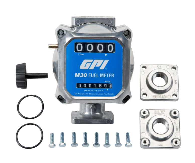 5-30 GPM M30 Series Modular Mechanical Fuel Meter   165100-04