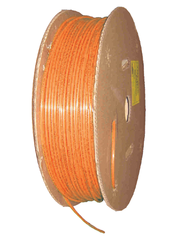 1/4" x 100' Non-Reinforced Black Nylon DOT Type 3A Tube  1485-4ORA-100