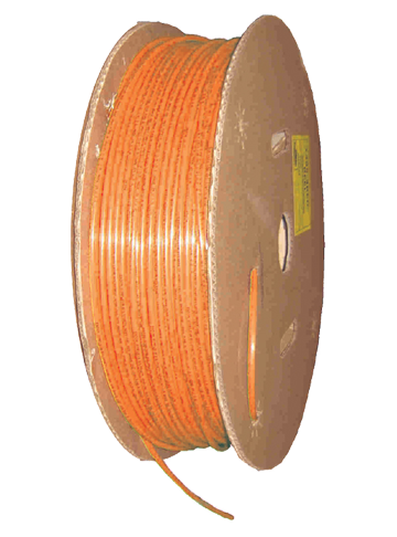 1/2" x 100' Polyester Reinforced Orange Nylon DOT Type 3B Tube  1485-8ORA-100