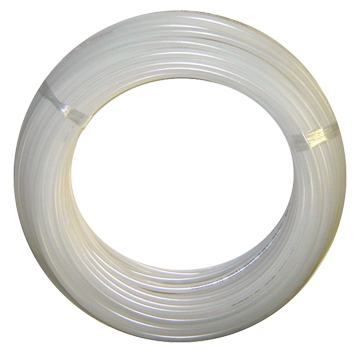 5/8" x 100' Low Density White Polyethylene Tube  360-10-100