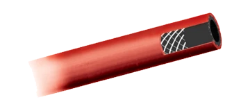 1-1/4" x 300' Red EPDM 200 PSI Rubber Air Hose  RGP-20RED-REEL