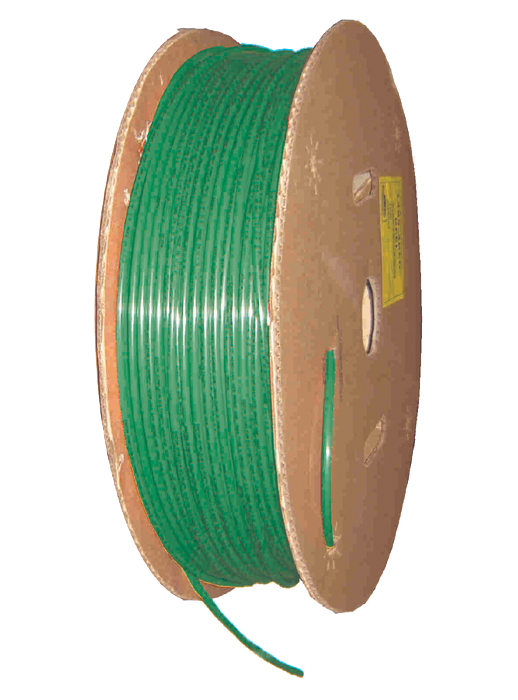 1/4" x 1000' Non-Reinforced Black Nylon DOT Type 3A Tube  1485-4GRN-REEL