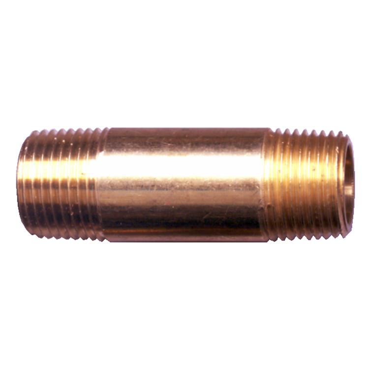 1-1/4 x 3" Brass Male NPT Pipe Nipple  113-J3