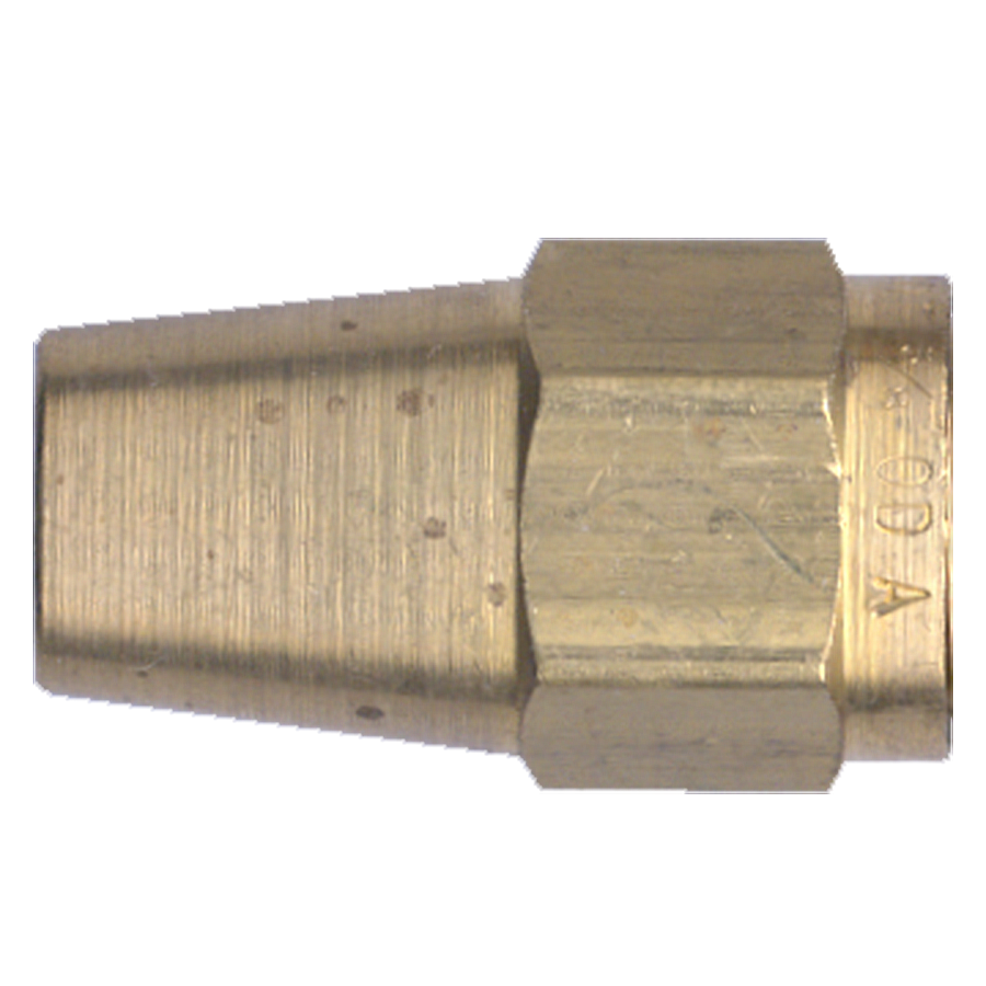 3/8" Brass DOT Metal Line Compression Nut  1161-6