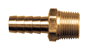 1-1/2 x 1-1/2" Brass Hose Barb - Male NPT Cast Coupler  125CA-24K