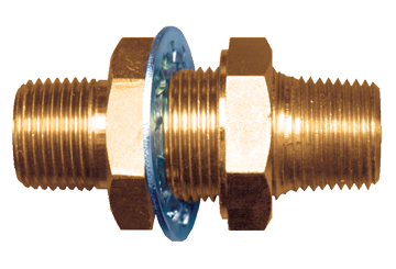 1/2 x 1/4" Brass DOT Male/Female NPT Terminal Bolt  1497-DBS