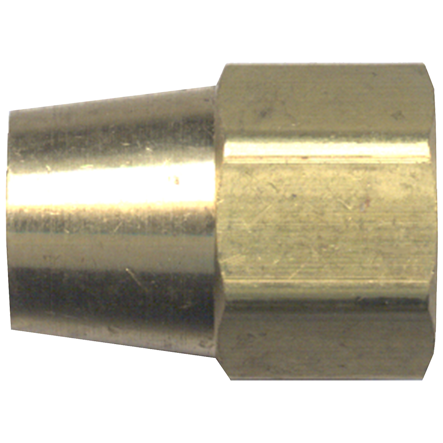 3/8" Brass Compression Long Nut  161-6