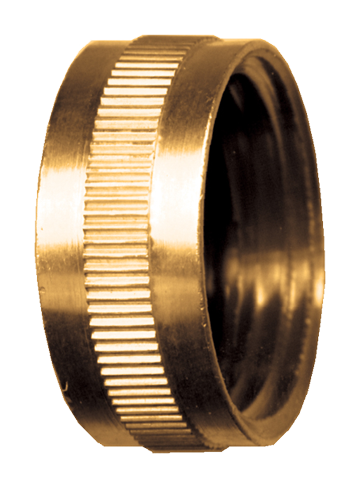 3/4"-11.5 Brass Round Knurled Water Hose Cap  200-W