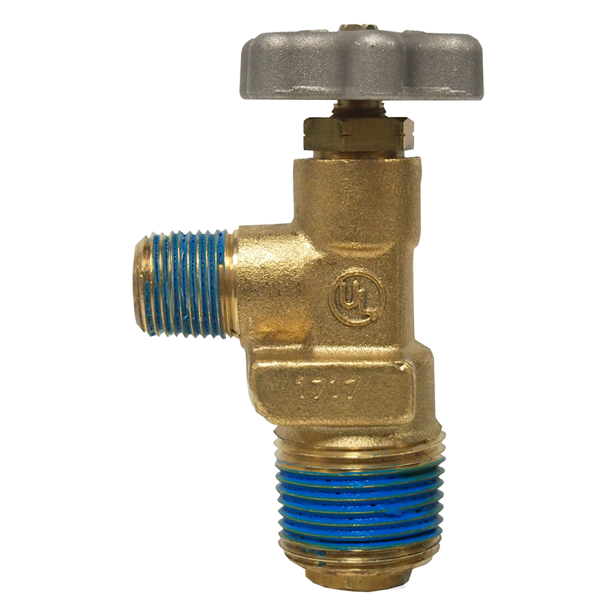 3/8" Brass DOT Fork Lift Propane Service Valve  2075