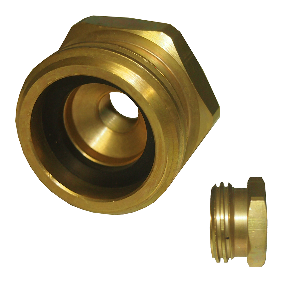 1-3/4 x 1/4" Brass Male ACME - Female NPT Propane Adapter  2410