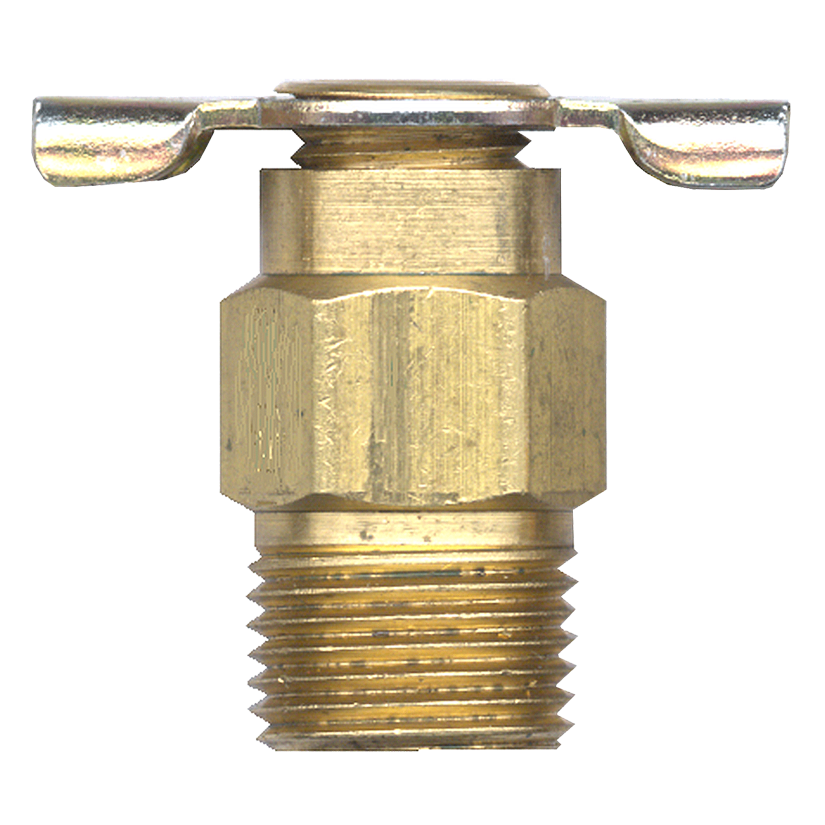 1/4" Brass NPT Needle Seat Drain Cock  243-B
