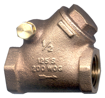 1-1/2" Bronze Female NPT Y-Swing Check Valve  298-K