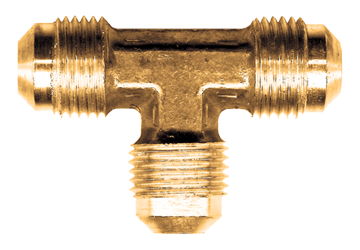 3/8" Brass Male 37° JIC Tee  3744-6