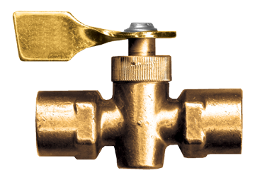 1/4" Brass Female NPT Closed Bottom Shut-Off Cock  5103-B