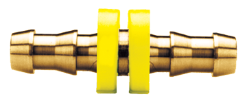 1/4" Brass Grip-Tite Hose Barb Splicer  729-4