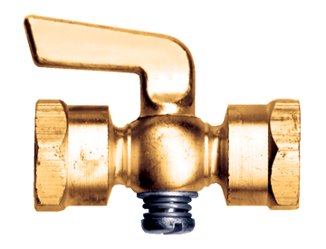 1/4" Brass Female NPT Shut-Off Cock  8103-B