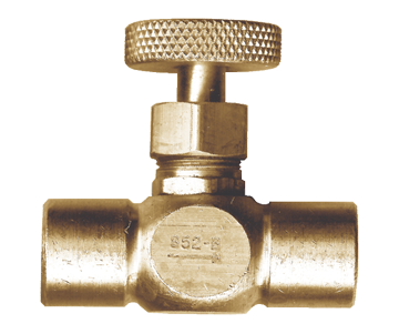 1/8" Brass Female NPT Precision Needle Valve  852-A