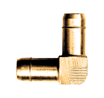1/2" Brass Ring Type Hose Barb 90° Elbow  965-8