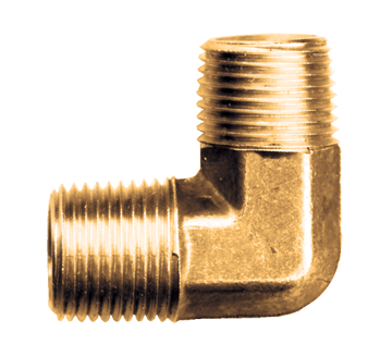 1/2 x 3/8" Brass Male NPT 90° Reducing Elbow  99-DC