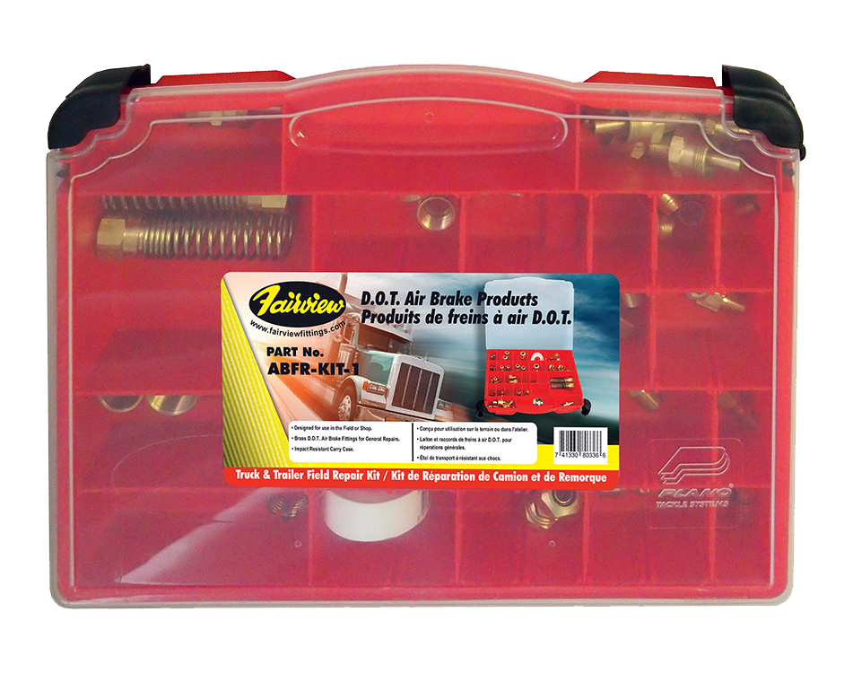 Brass DOT Air Brake Compresssion Fitting Kit  ABFR-KIT-2