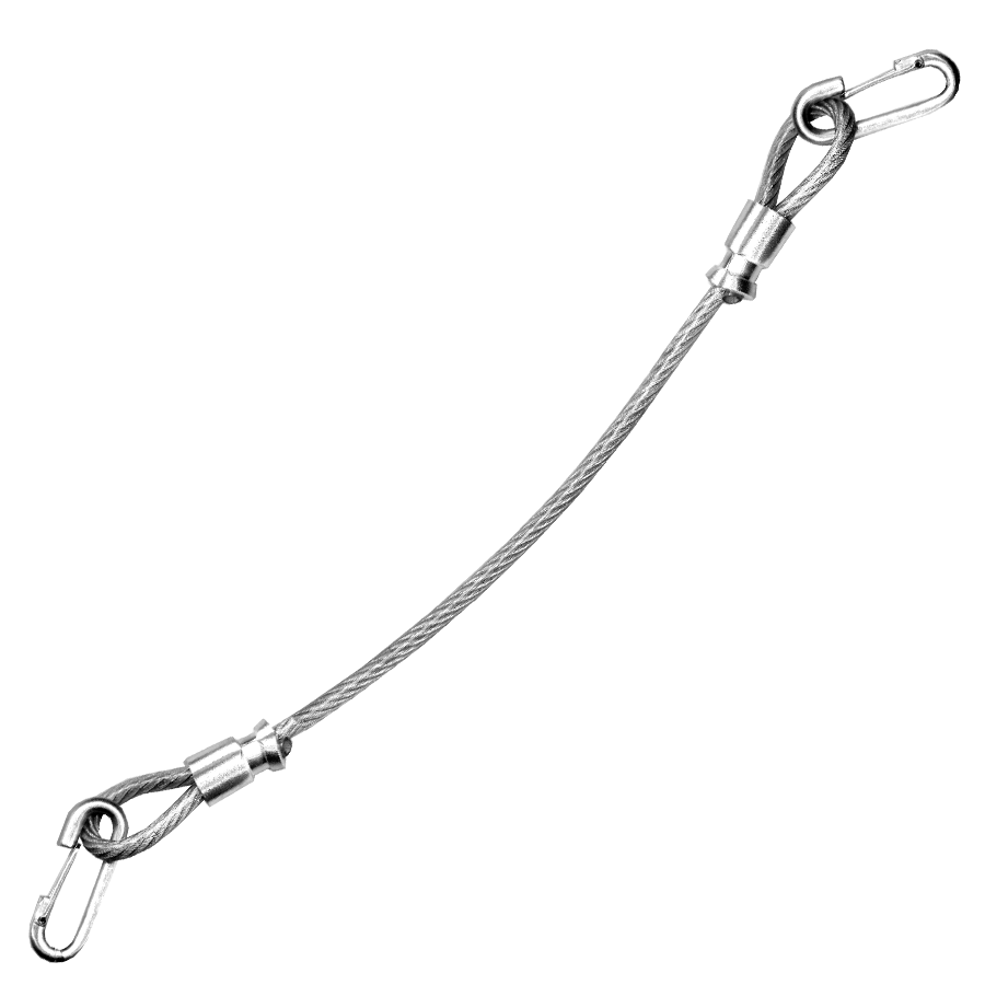 36" Plastic Coated Safety Cable  ACM-GAS-RCP-36